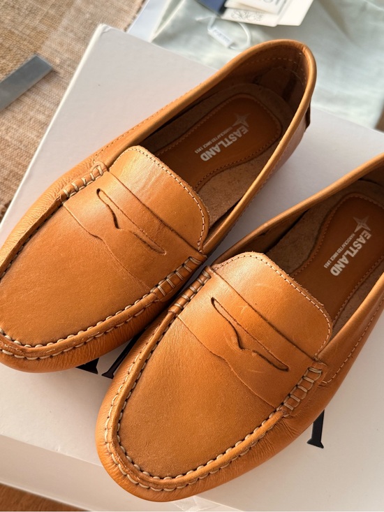 Eastland Shoes - Eastland Women’s Tan Leather Penny Loafers
